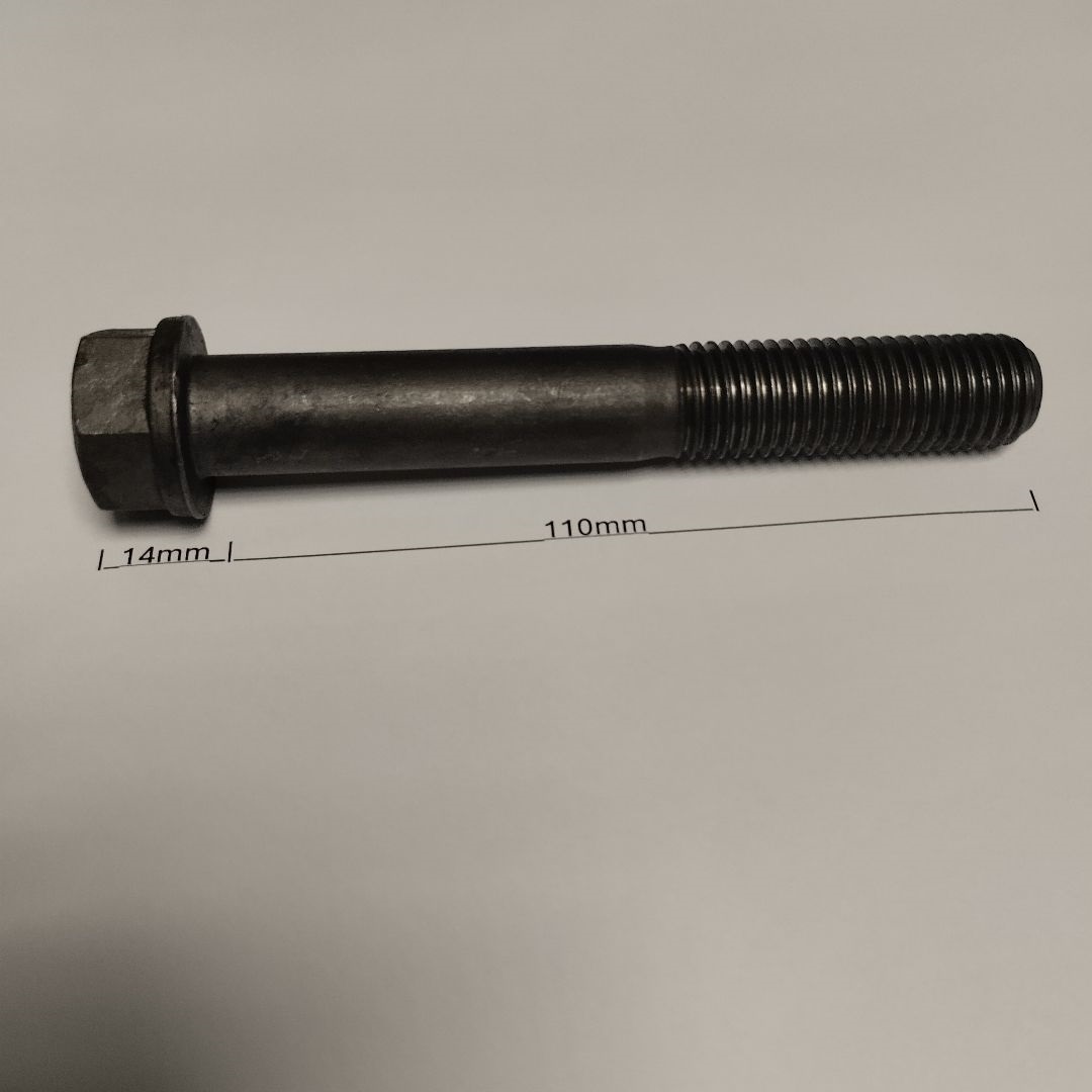 Болт крепления поддерживающего катка M16*110 J931600 NN для спецтехники Болт крепления поддерживающего катка M16*110 J931600 NN для спецтехники